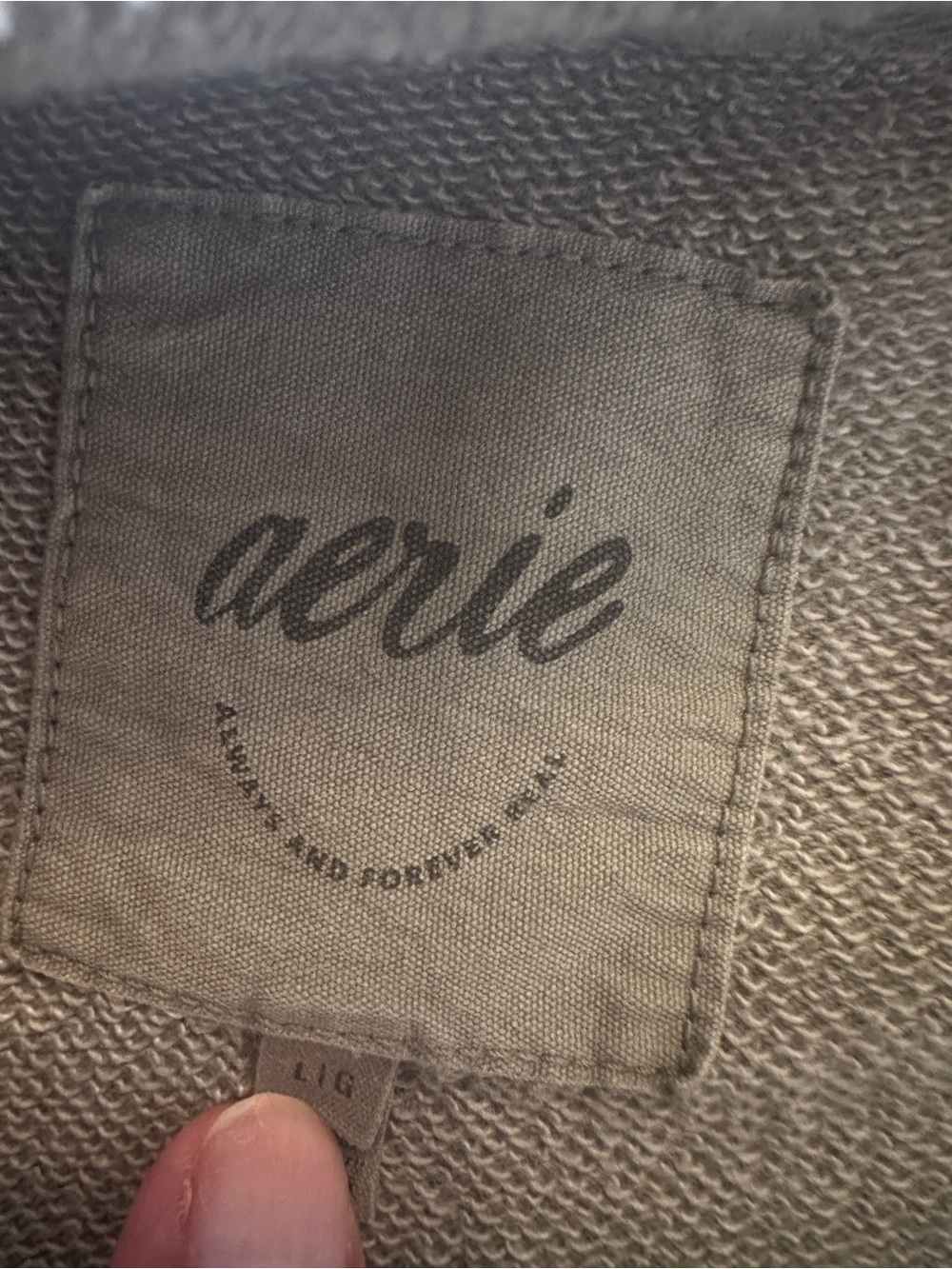 Aerie Sage Green Oversized Cardigan Size Large - Picture 8 of 9